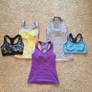 Lot of XS athletic tops